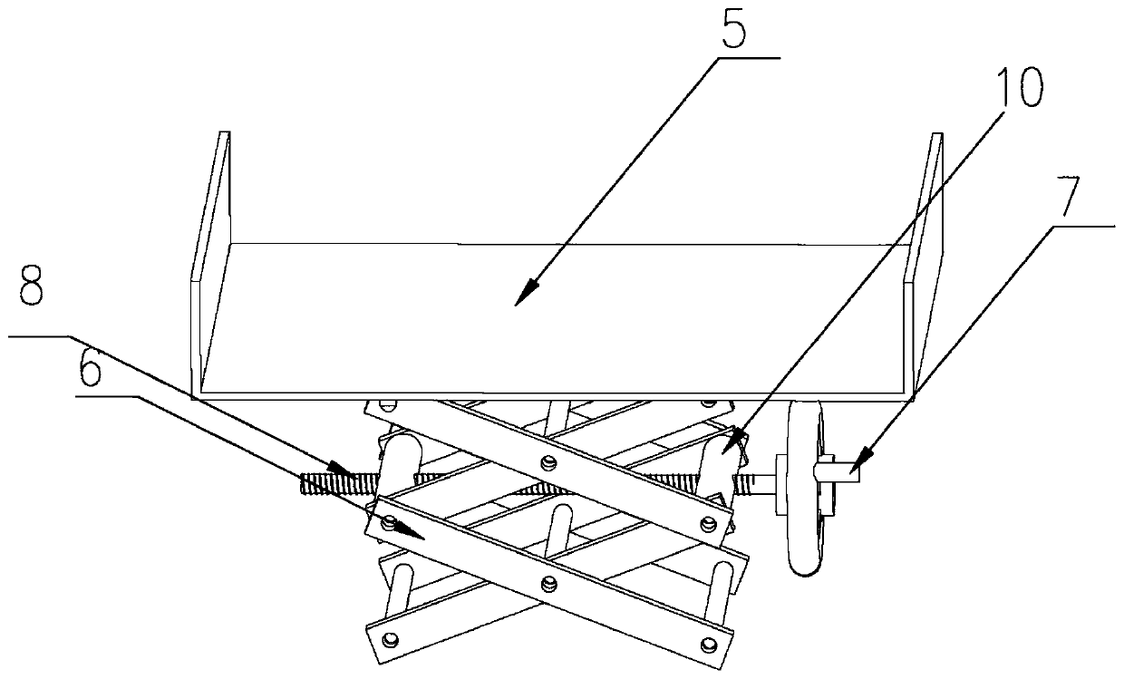 Sliding type device capable of assisting old people to get on car