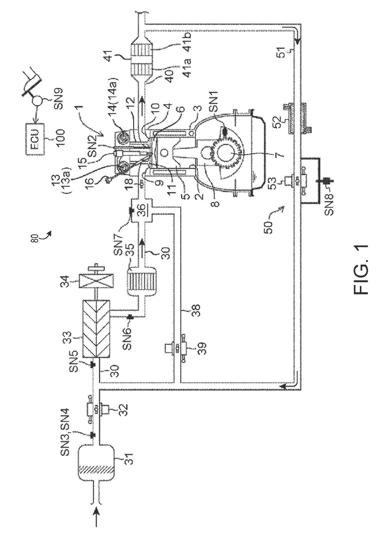 Control device for engine