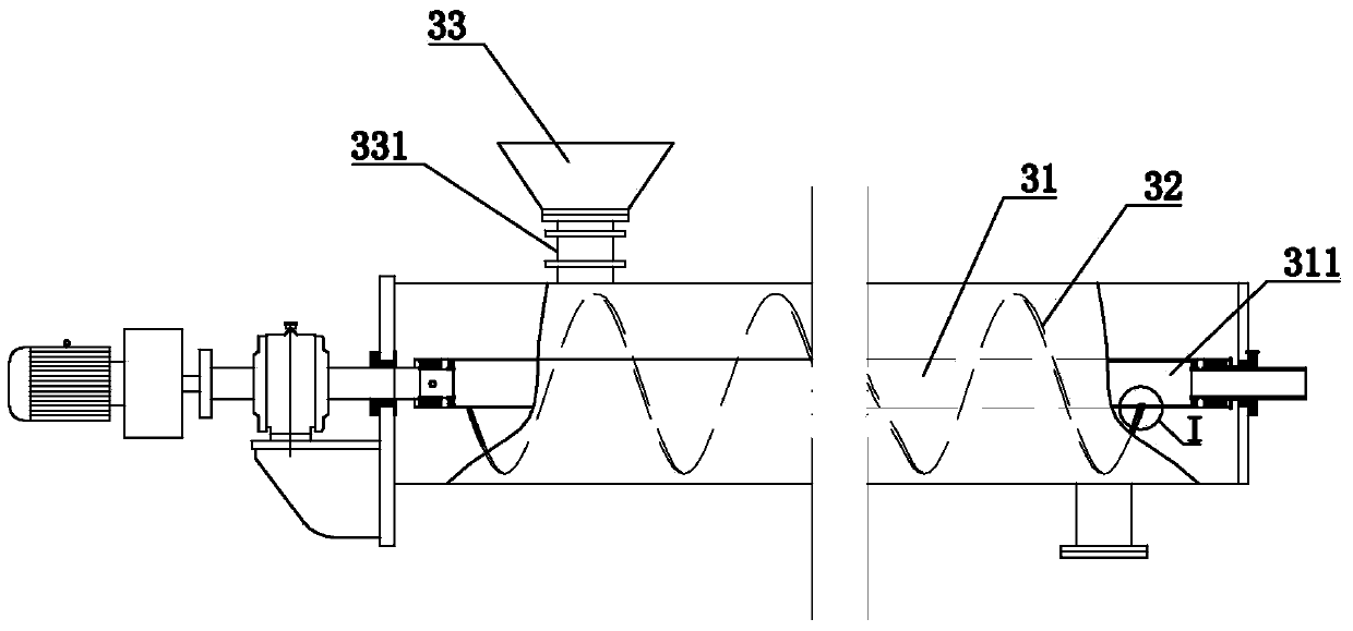 High-temperature hearth carbonizing furnace