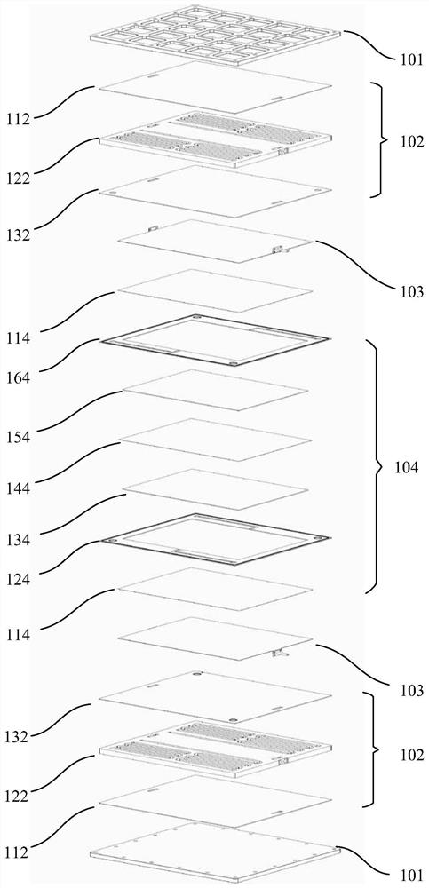 Vanadium cell stack structure