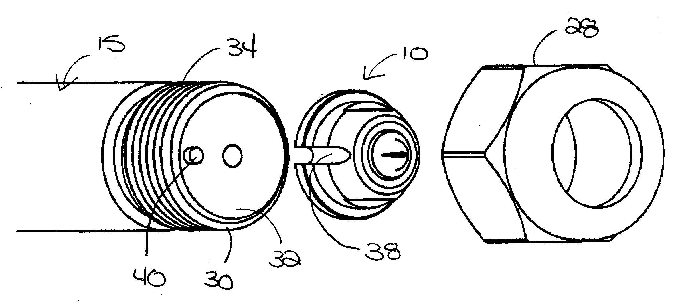 Asymmetrical spray nozzle with alignment notch