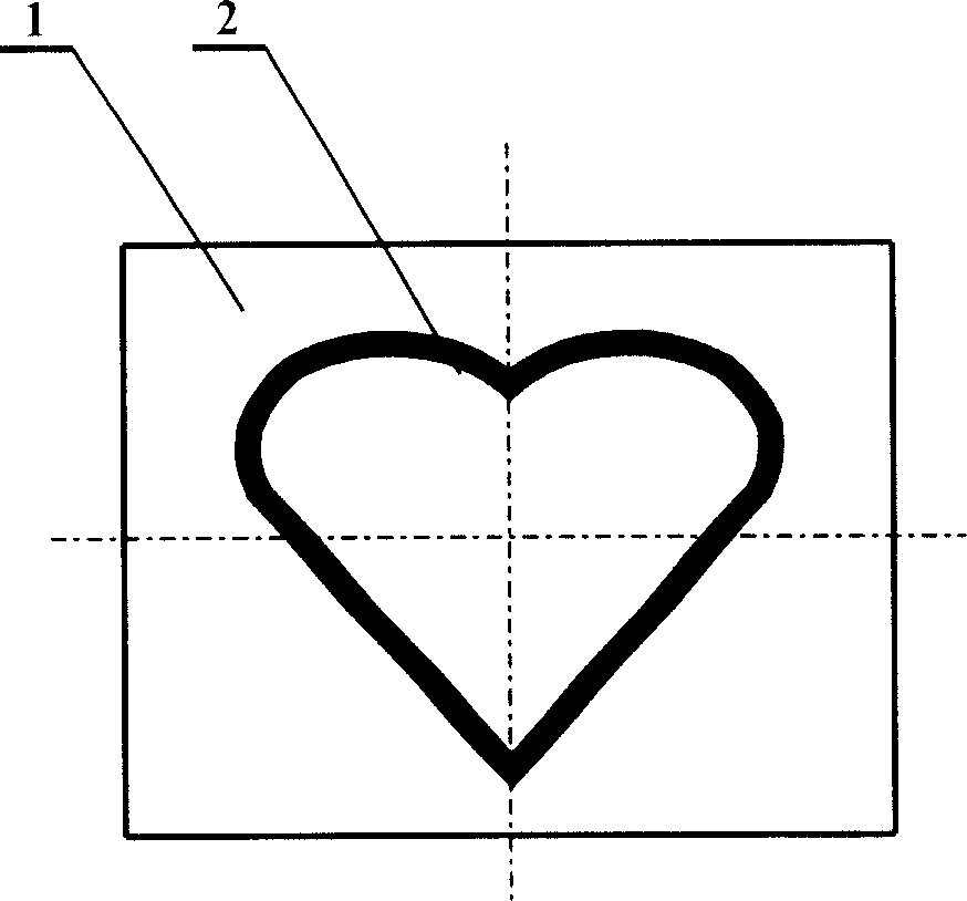 Machine-made biscuit with applique