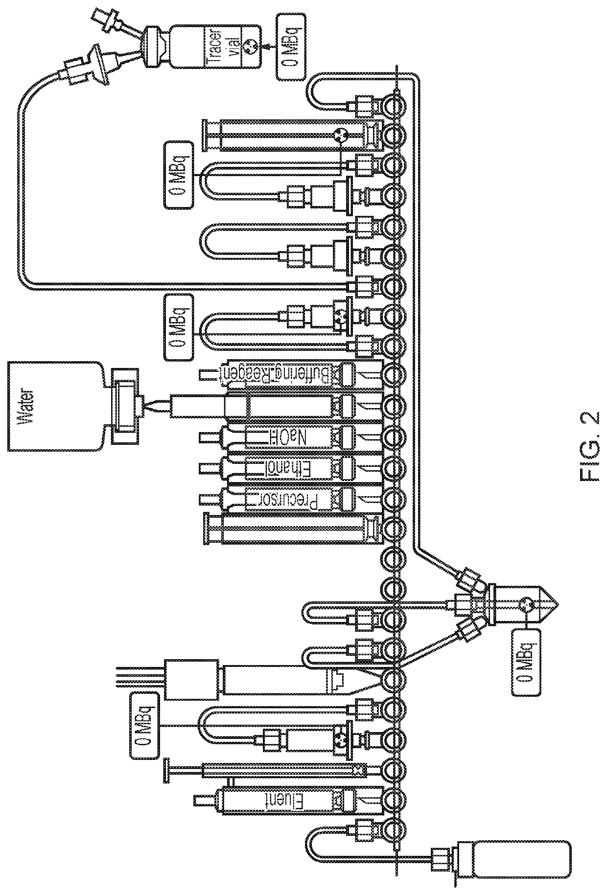 Fluoride trapping arrangement