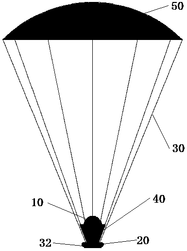 Reducer capable of buffering landing and using method