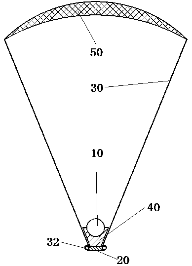 Reducer capable of buffering landing and using method