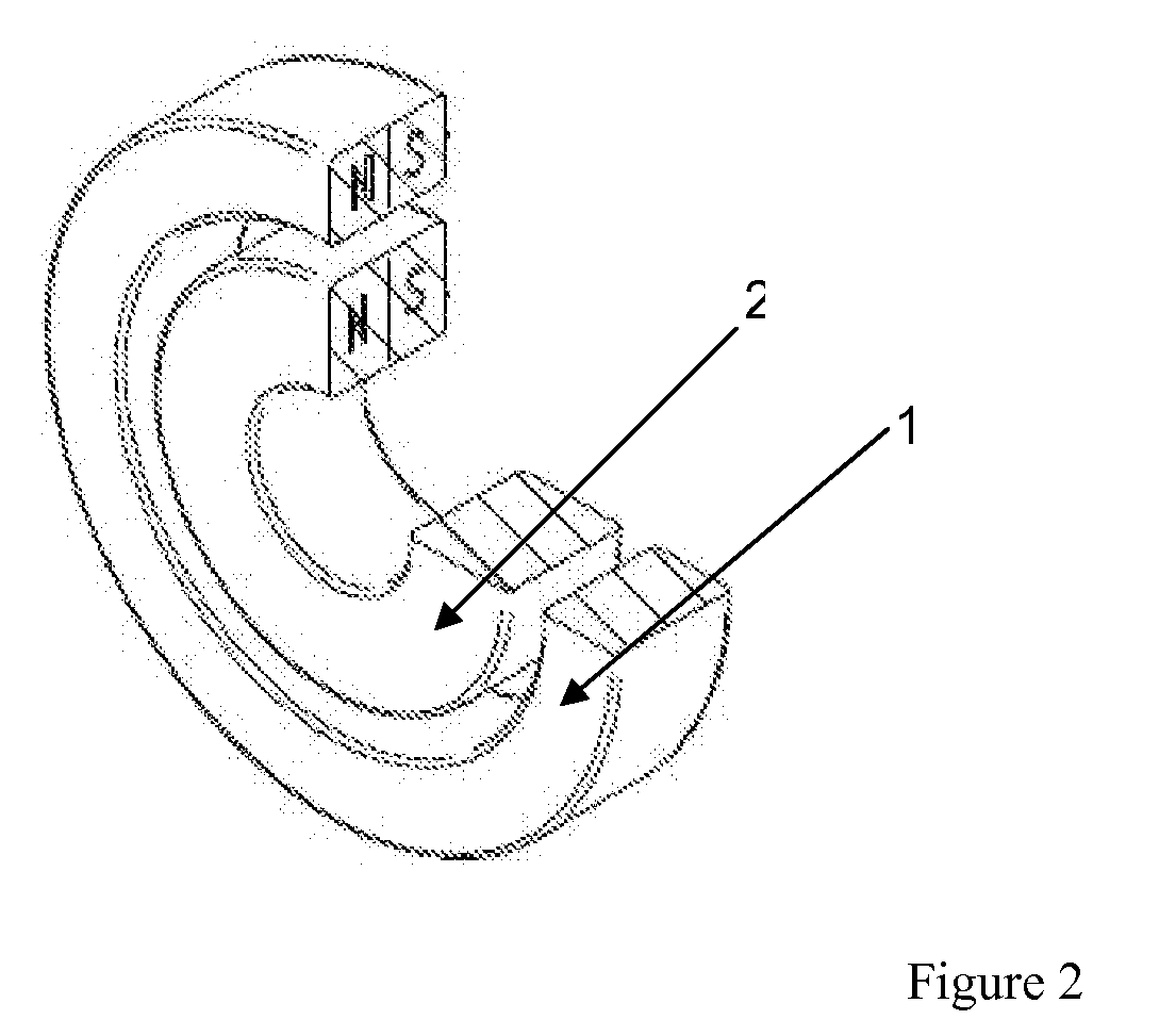 Passive magnetic bearing