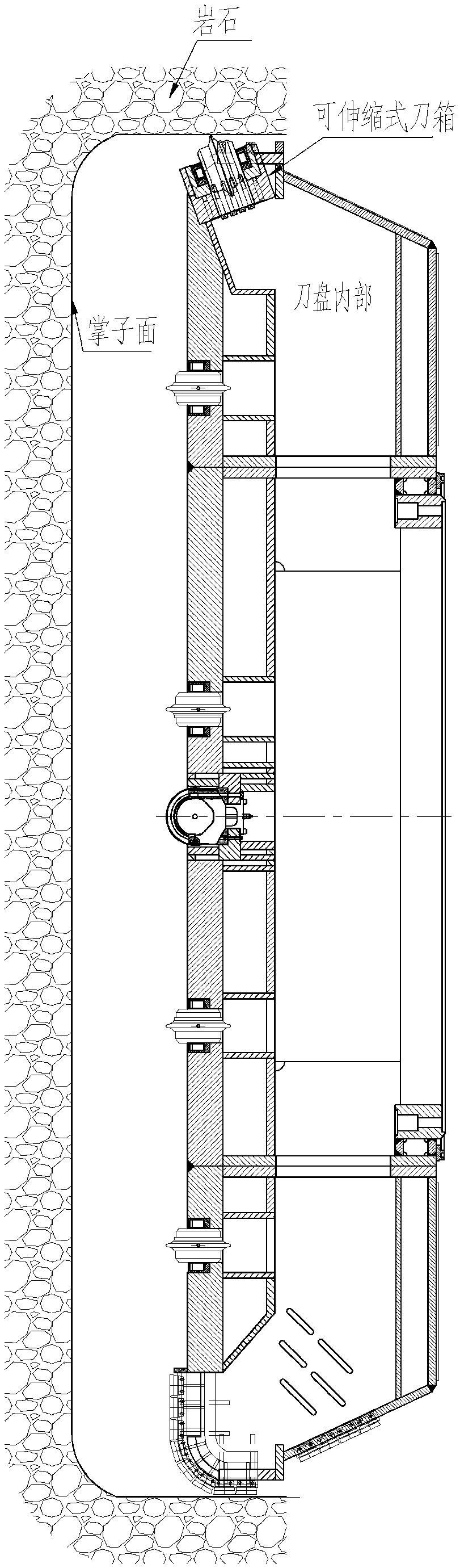 A retractable side hob cutter box