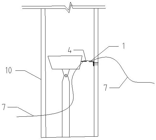 Touch recording instrument of powder spraying type pile machine