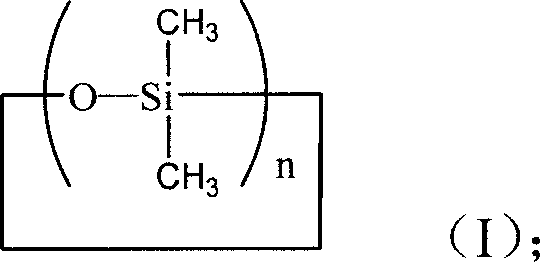 Prepn process of mixable silicon rubber structure controlling agent