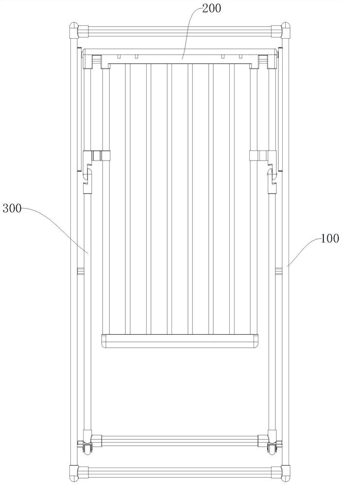 Folding drying rack