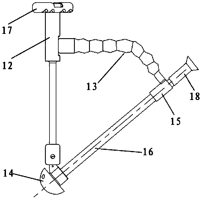 Artificial hip replacement device