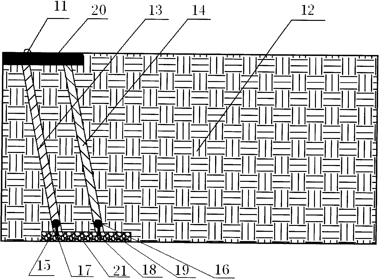 System and method for dynamically demarcating film thermocouple by adopting laser