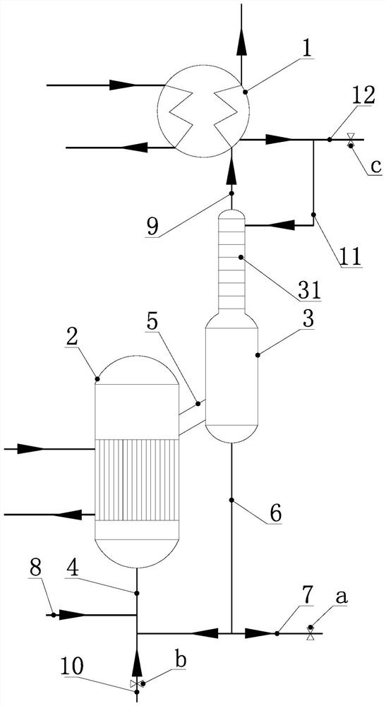 A continuous concentration system for refined salt for polyamide