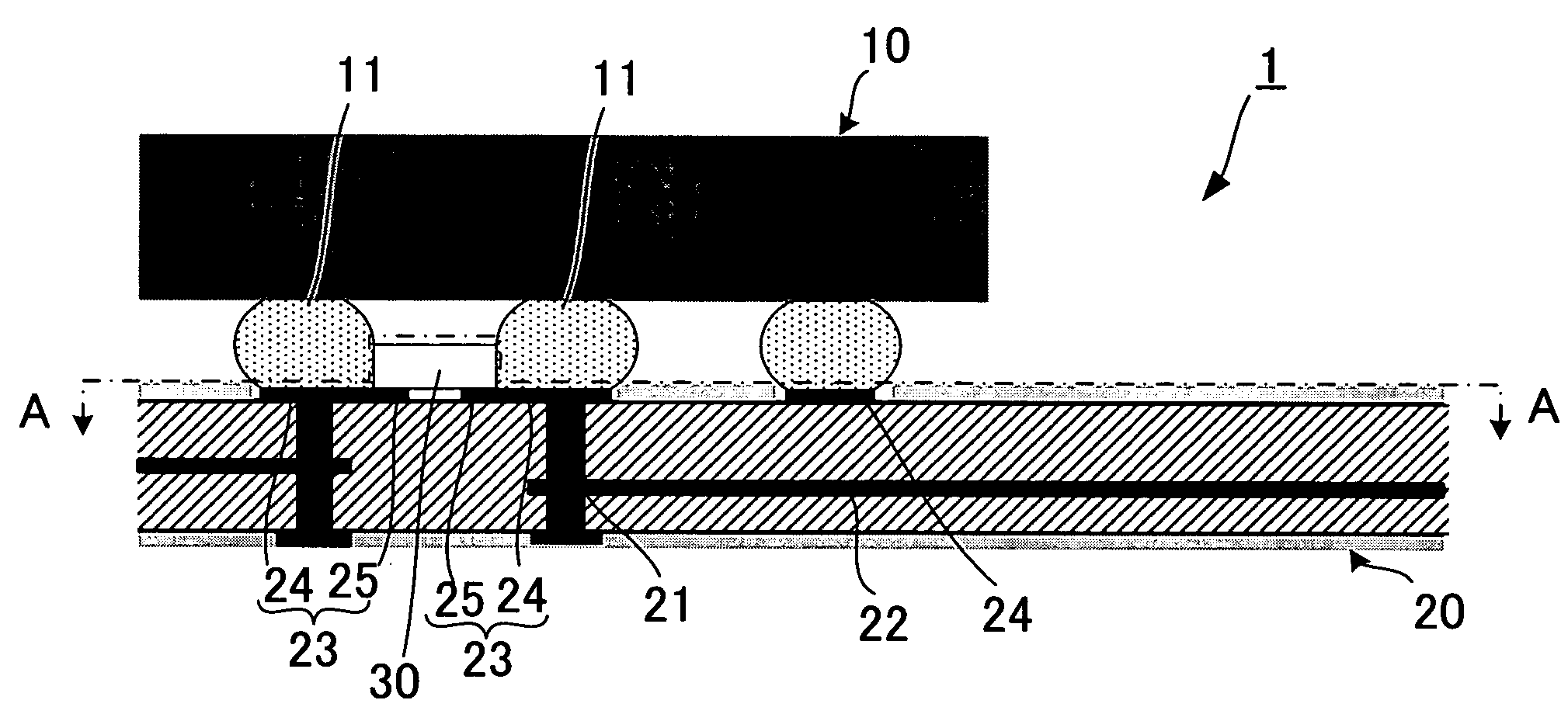 Integrated circuit component and mounting method thereof