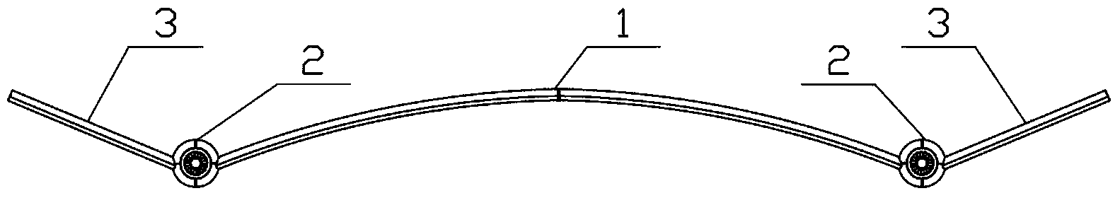 Arc-shaped wing aircraft capable of helical flying