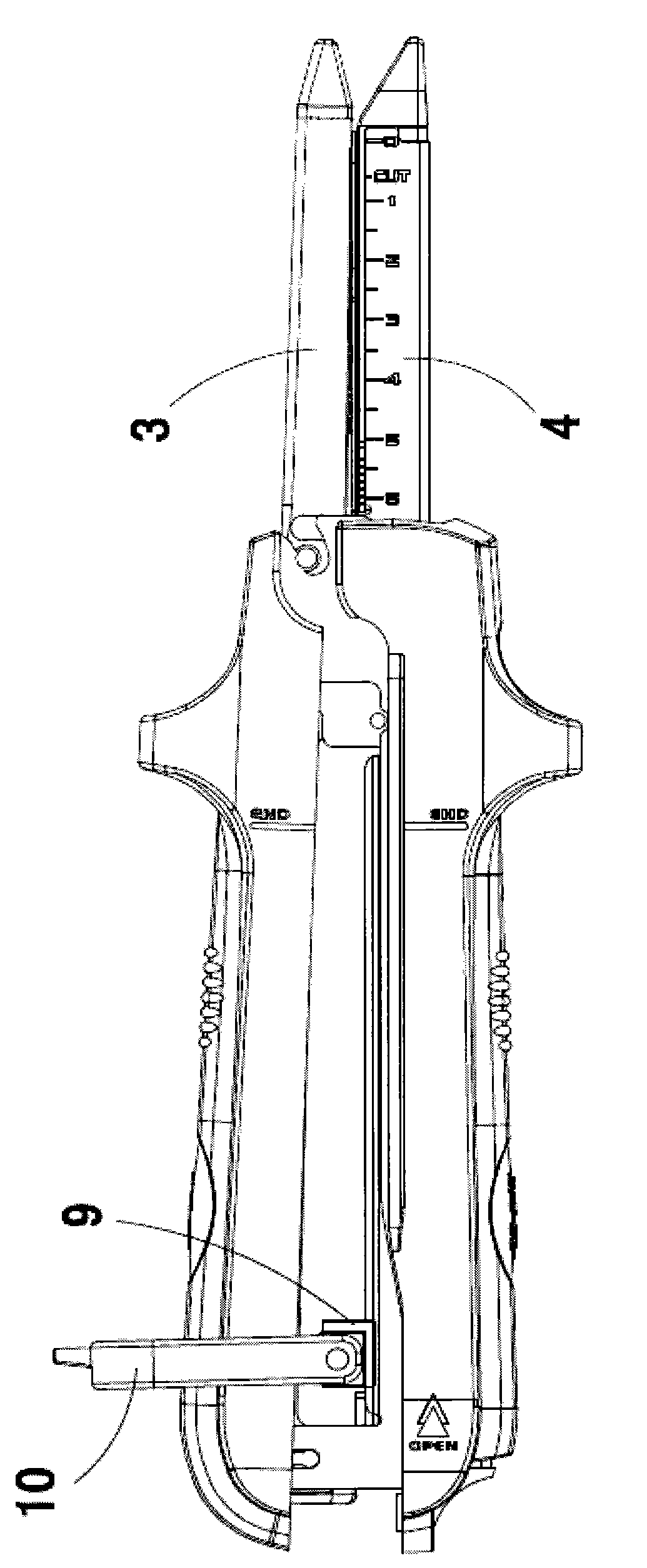 Medical nailing incision instrument