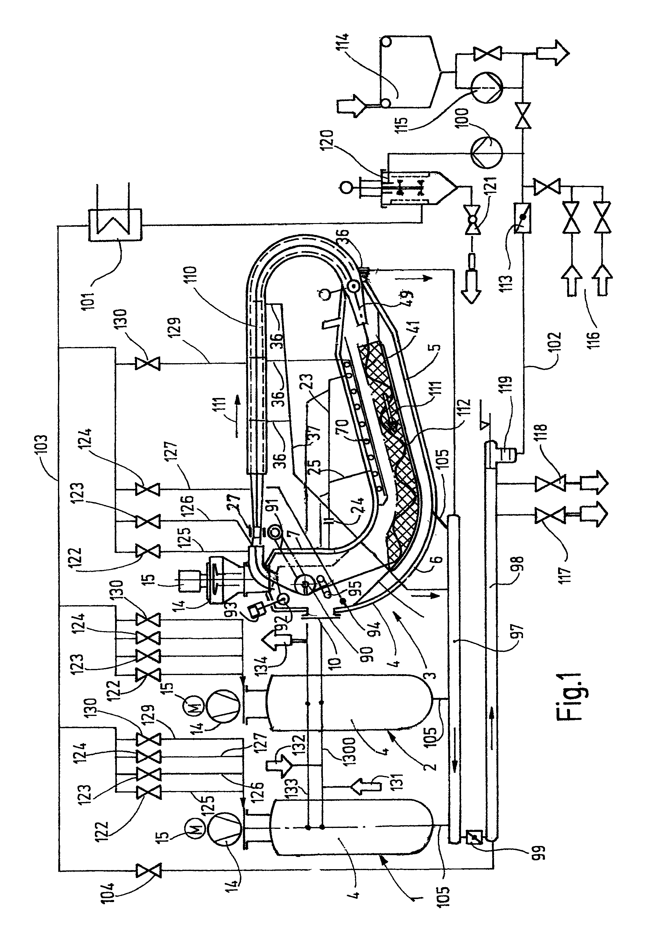 Apparatus and method for the treatment of strand-shaped textile products