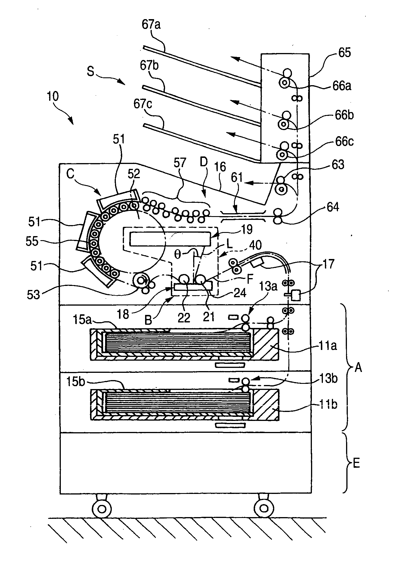 Thermal developing apparatus