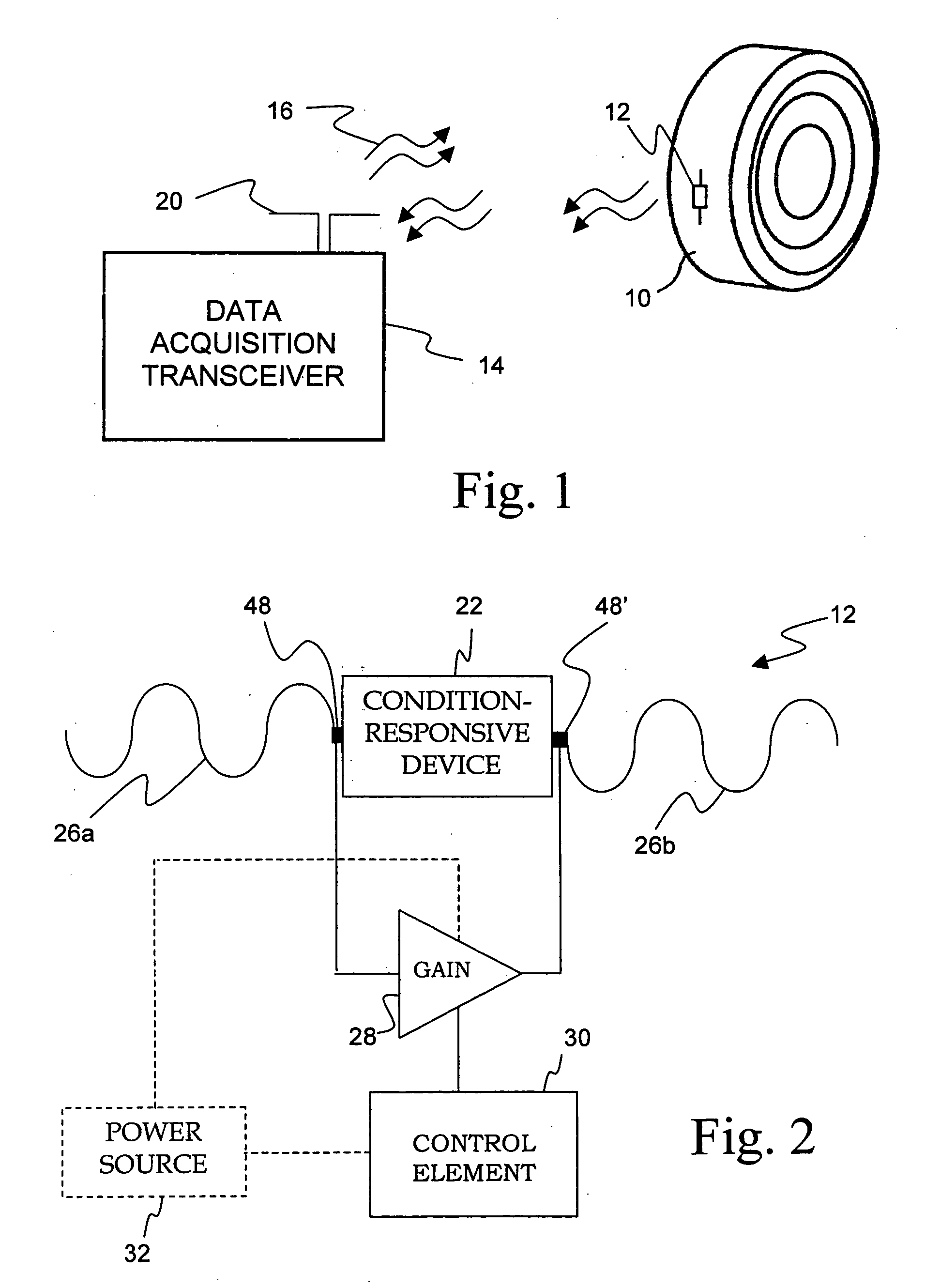 Reducing coupling of RF interrogated SAWs to external bodies