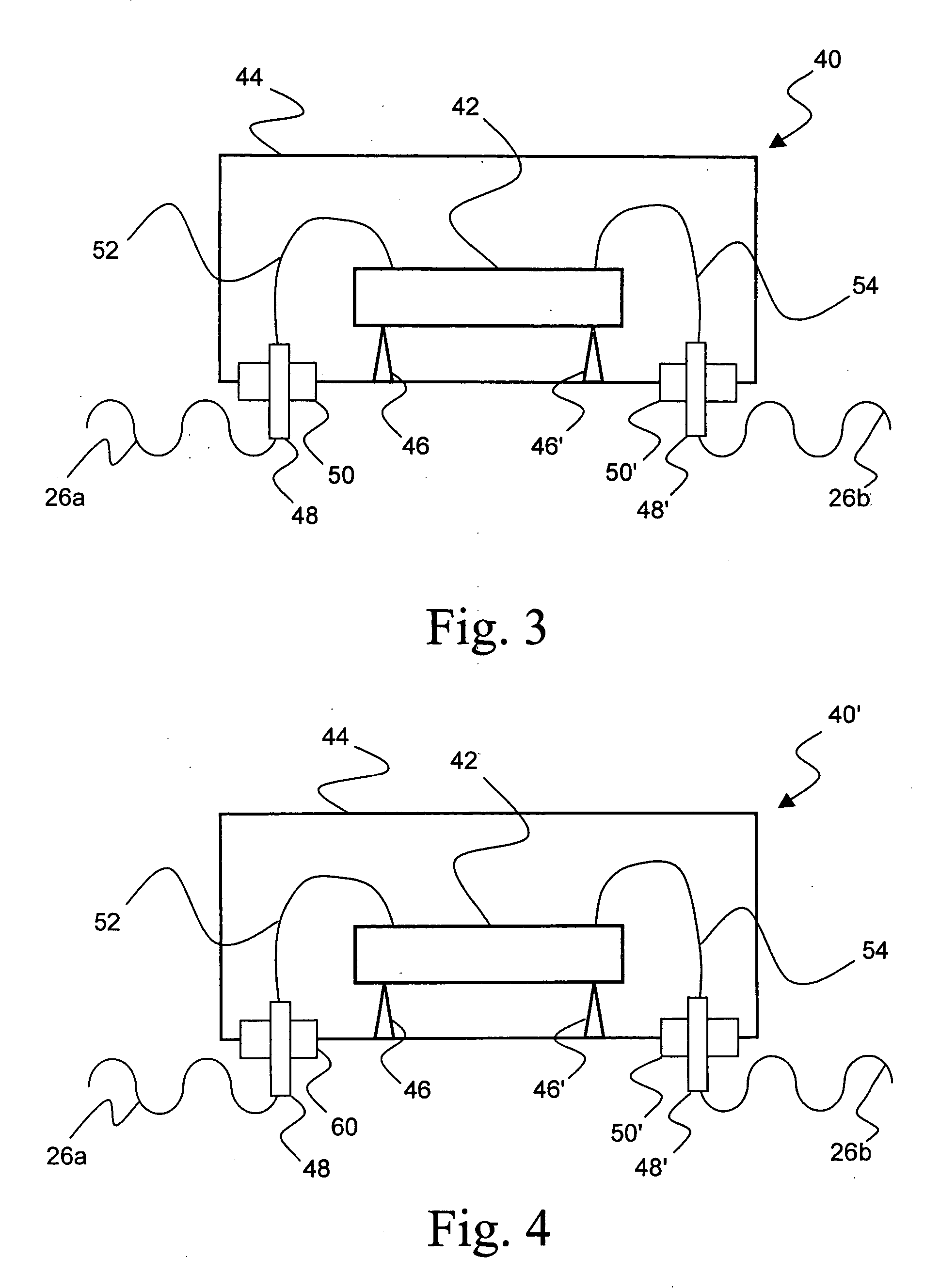 Reducing coupling of RF interrogated SAWs to external bodies