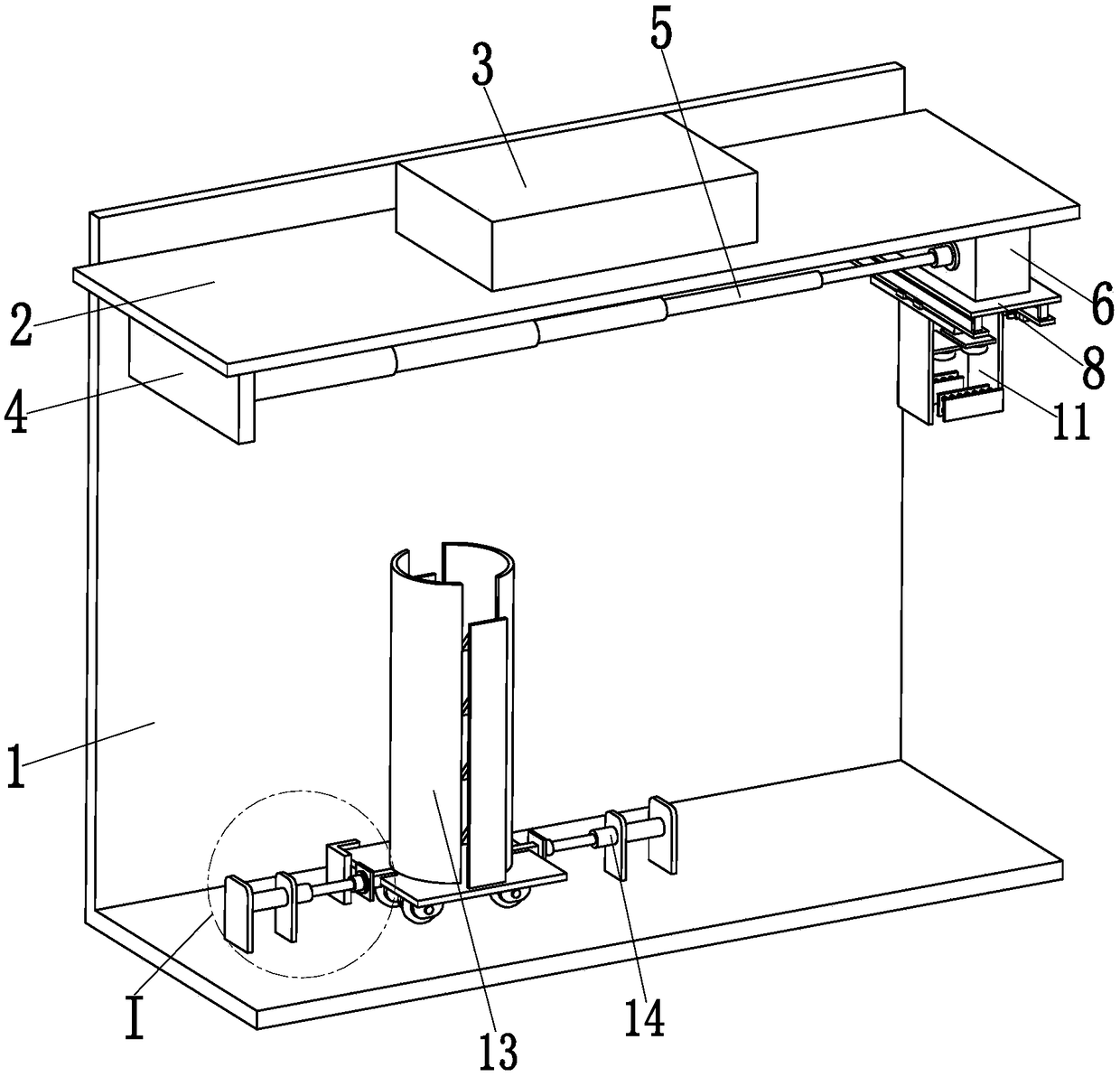 A special auxiliary robot for palletizing high-temperature forgings