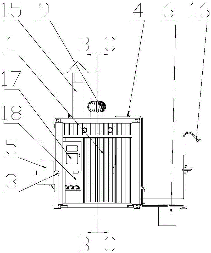 Movable type laboratory waste transit system