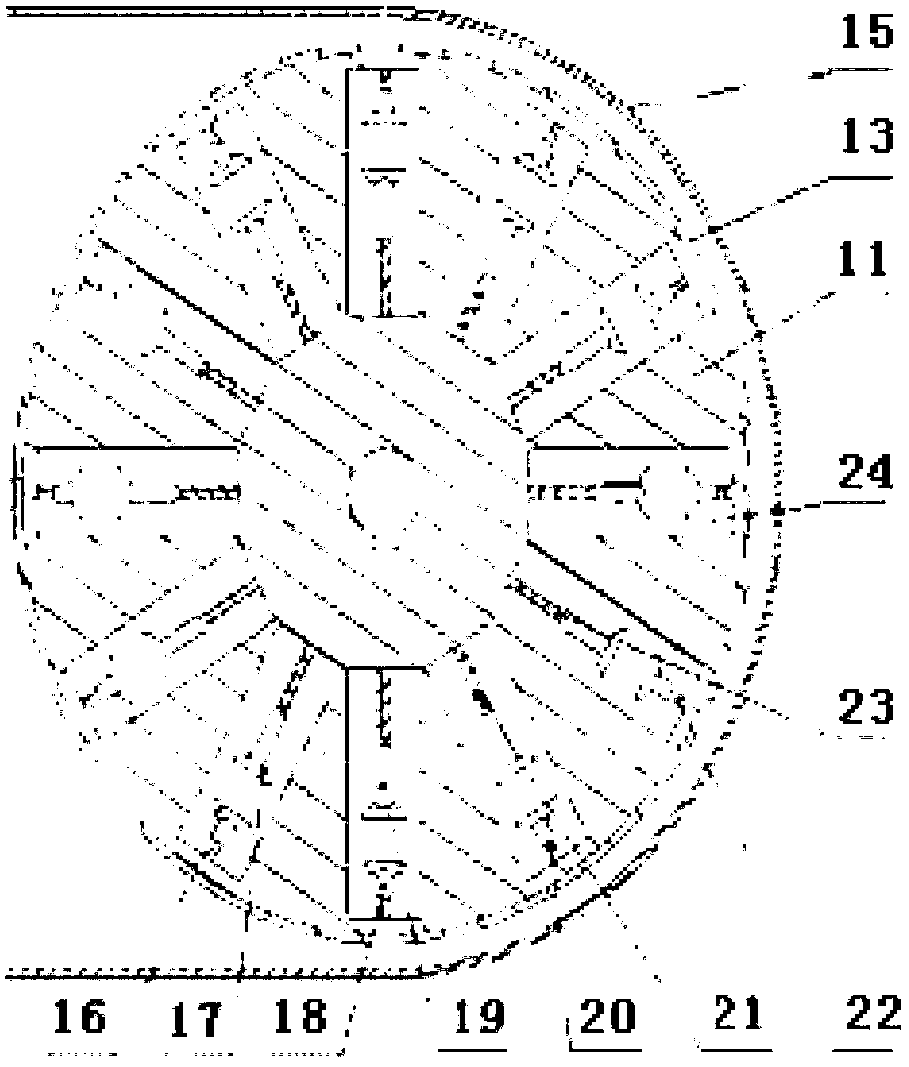 Offset double-disc clamping air suction type seed sowing device