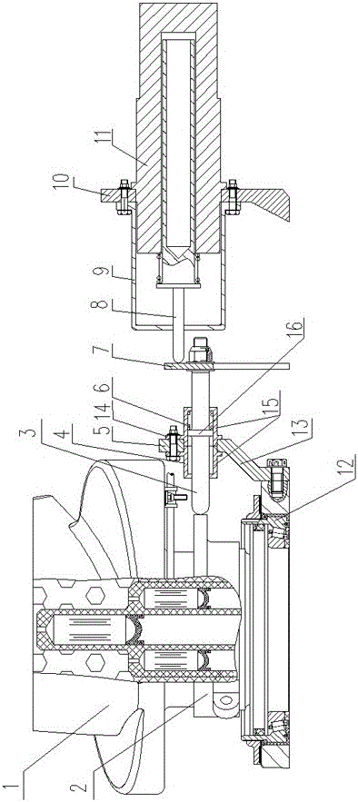 Real-time propeller blade angle monitoring device