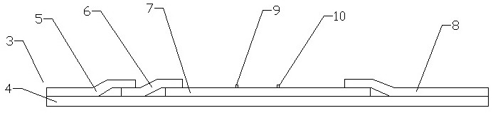 Detection kit for monkey pox virus antigen and preparation method thereof