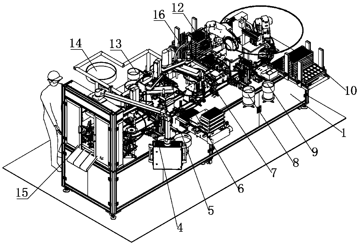 Automatic assembly equipment for water valve