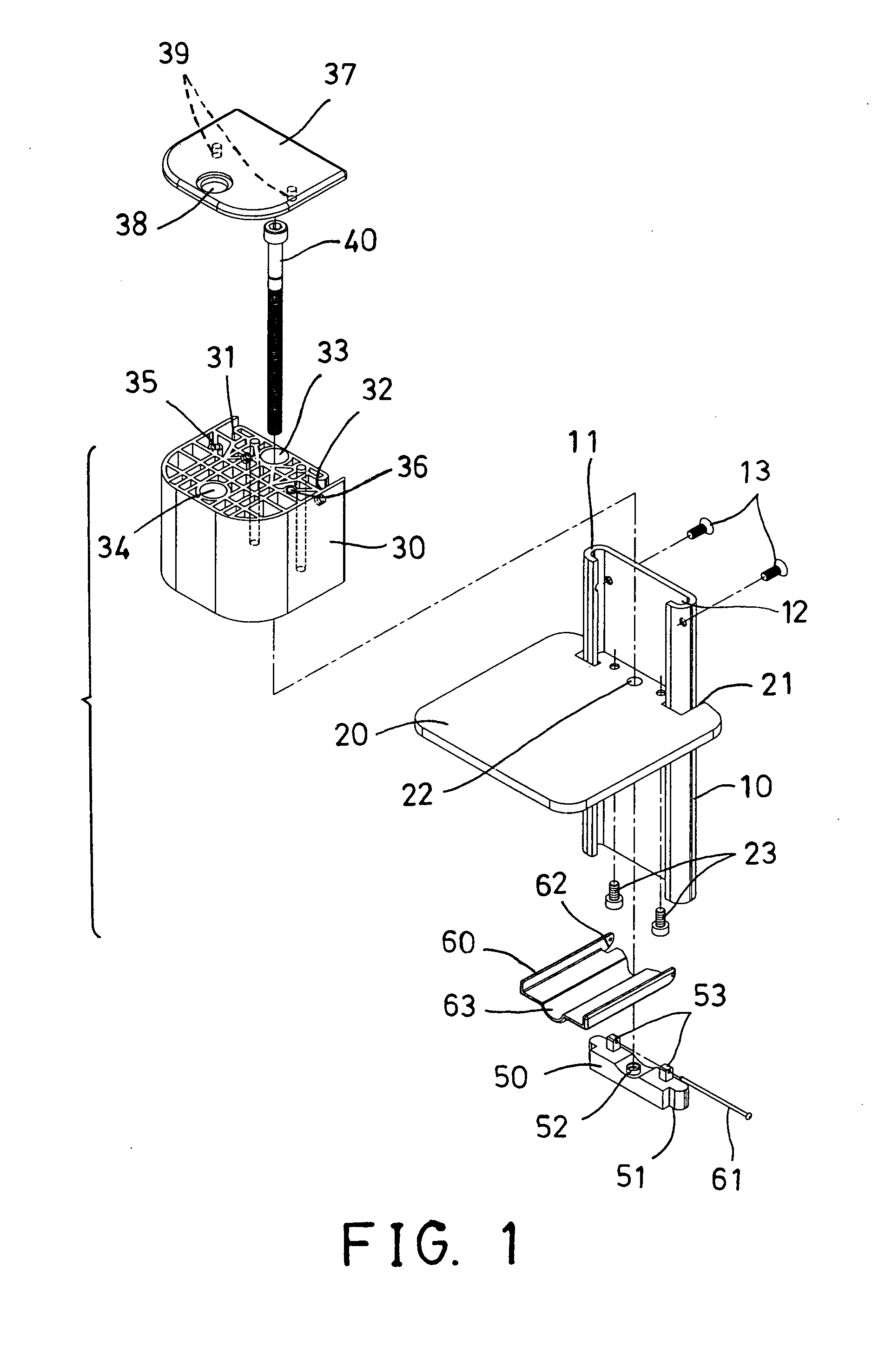 Screw clamp having pivotal anchoring board