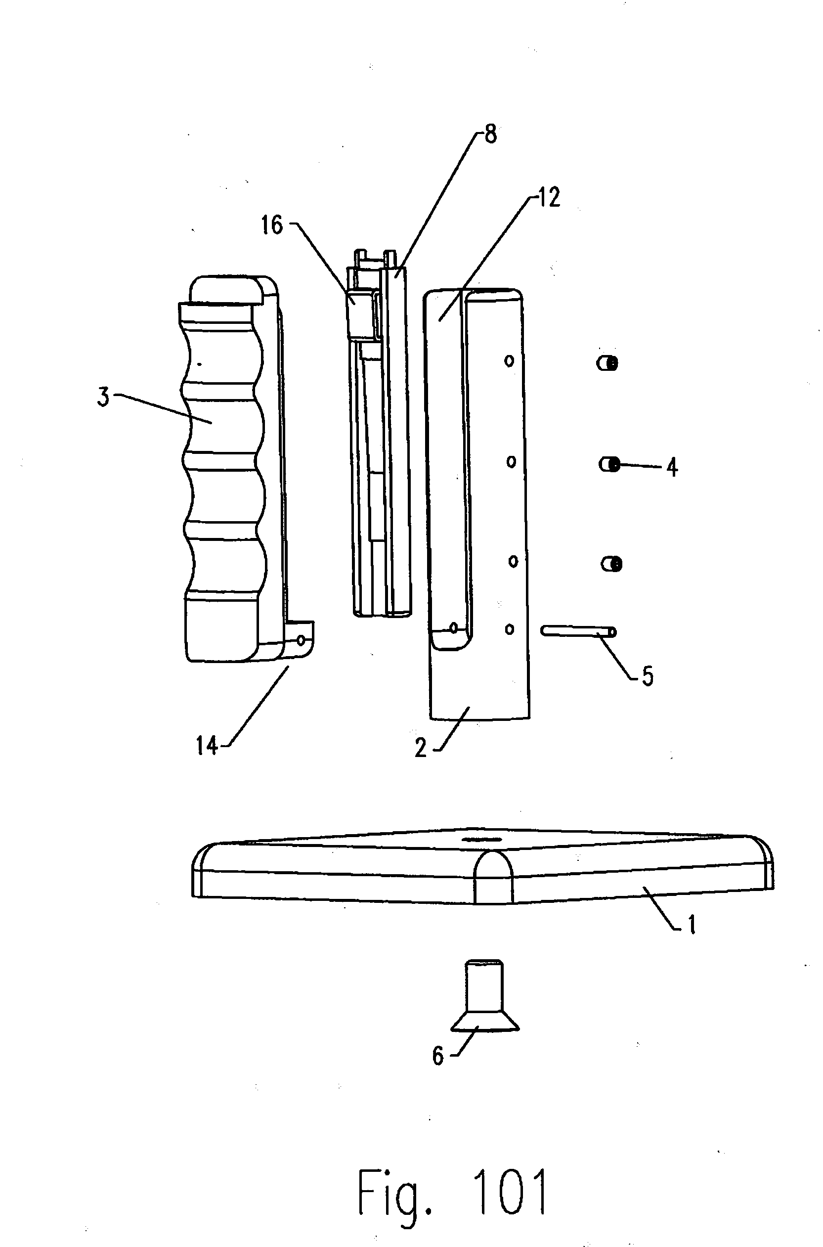 Ergonomic Thermoluminescent Dosimeter Adapter