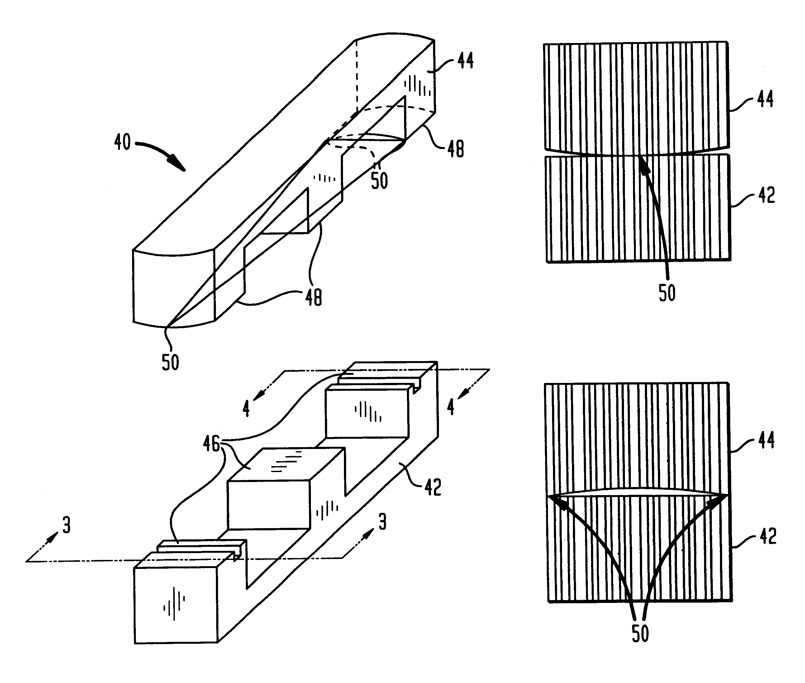 Electromagnetic formed contact surface