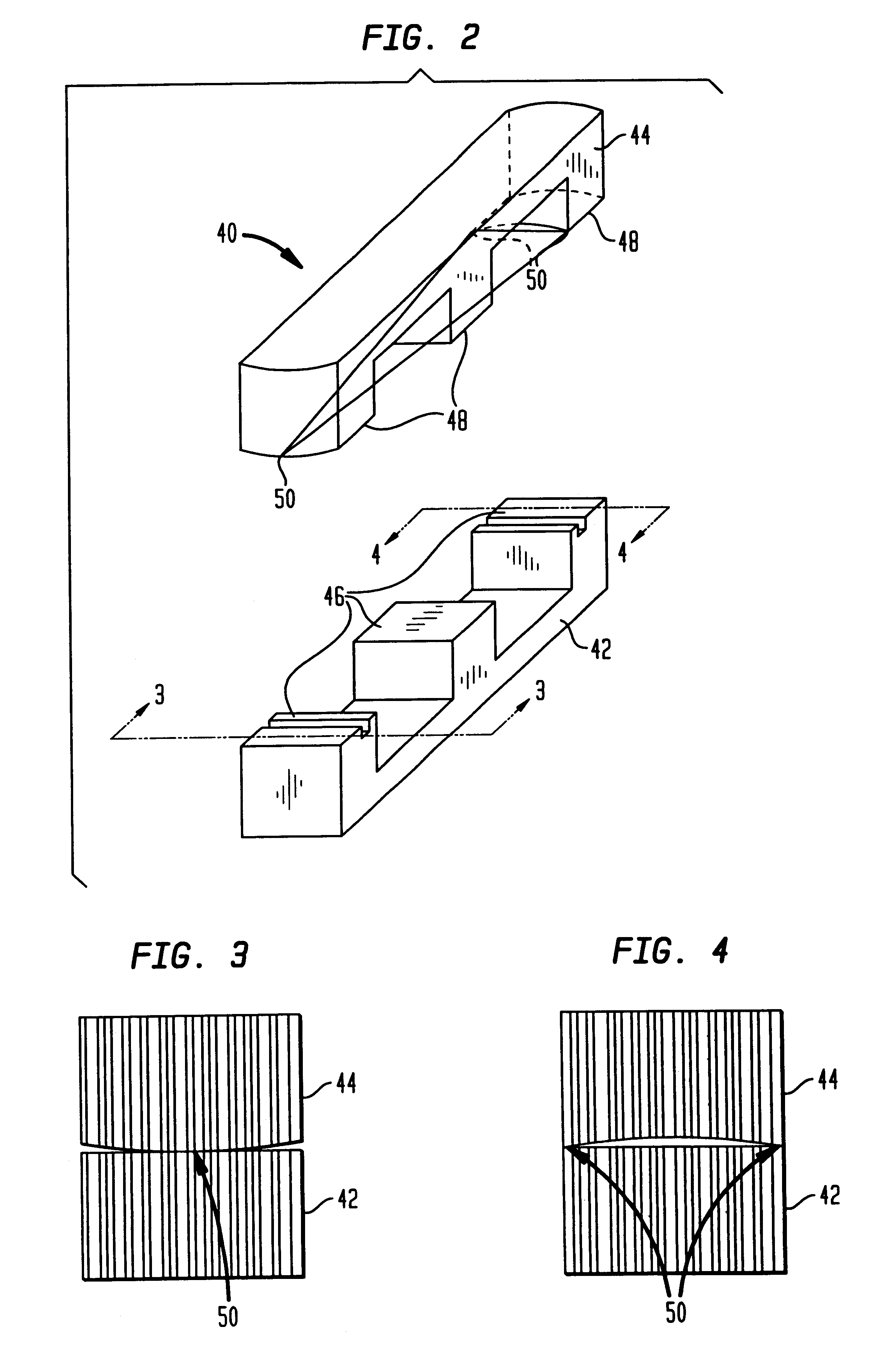 Electromagnetic formed contact surface