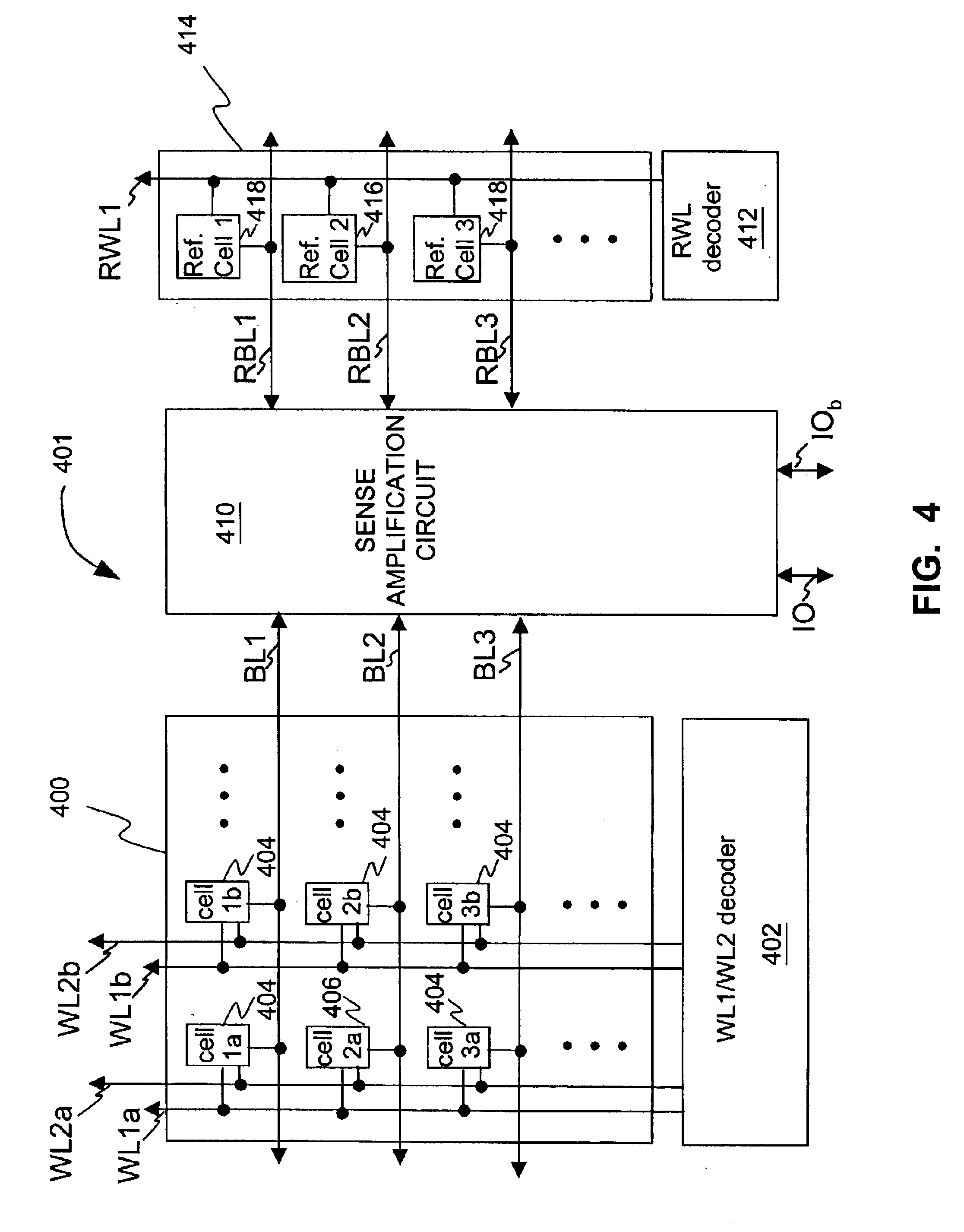 Circuit and method for implementing a write operation with TCCT-based memory cells