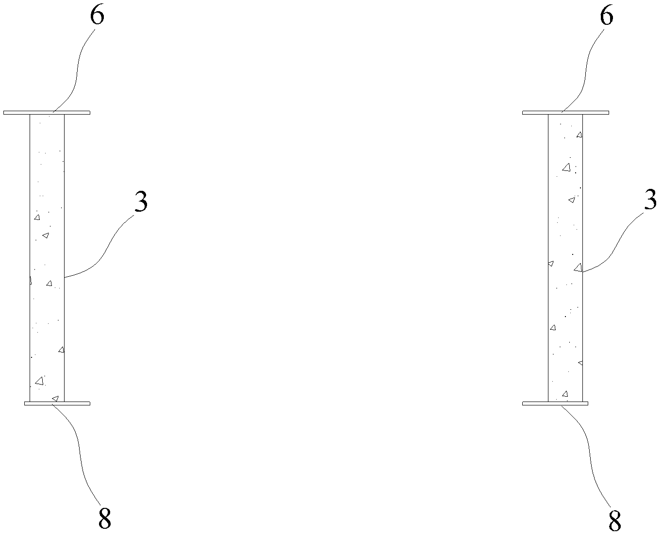 Polycarbonate (PC) composite bridge with corrugated steel webs and construction method for PC composite bridge