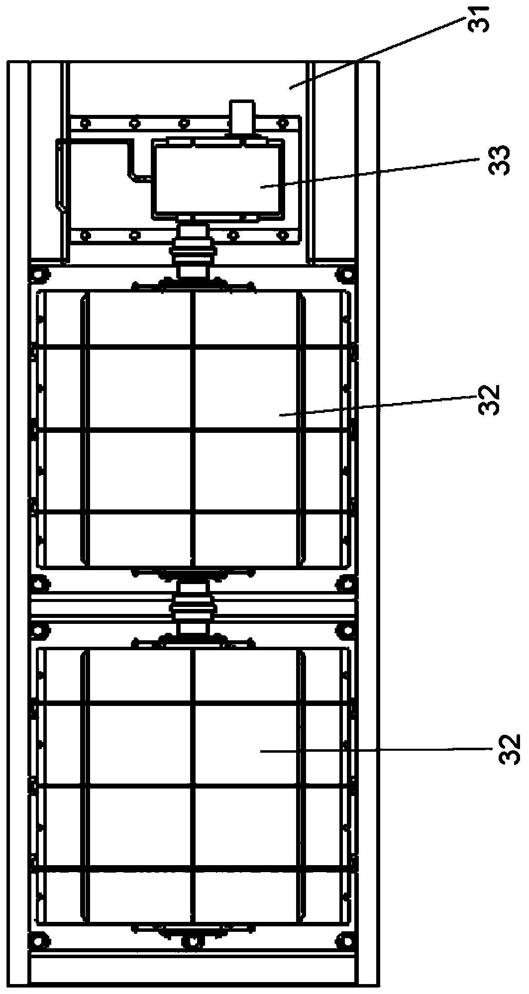 Test bench for detecting vehicle braking distance and method for determining braking distance