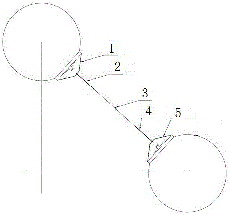 Shielding ball holing position positioning method and positioning device