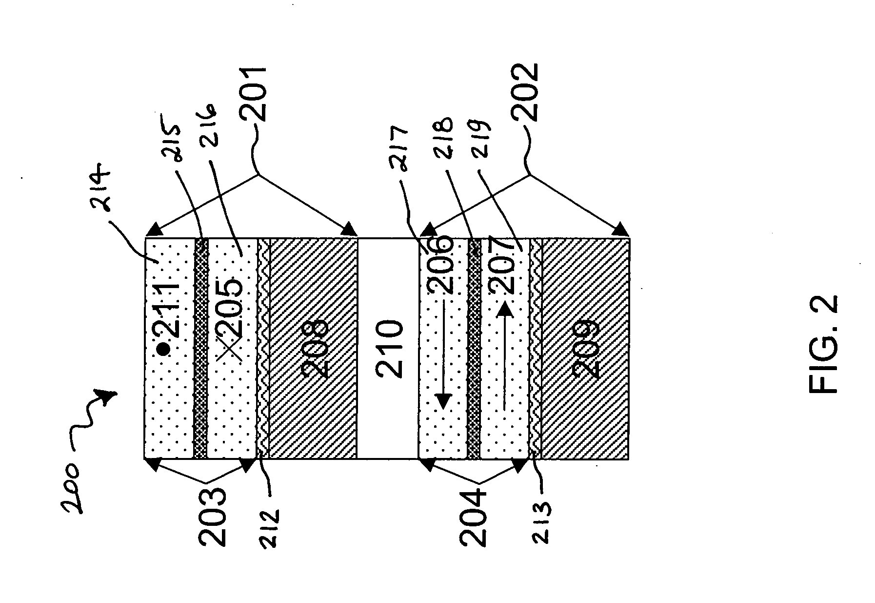 Multiple-bit magnetic random access memory cell employing adiabatic switching