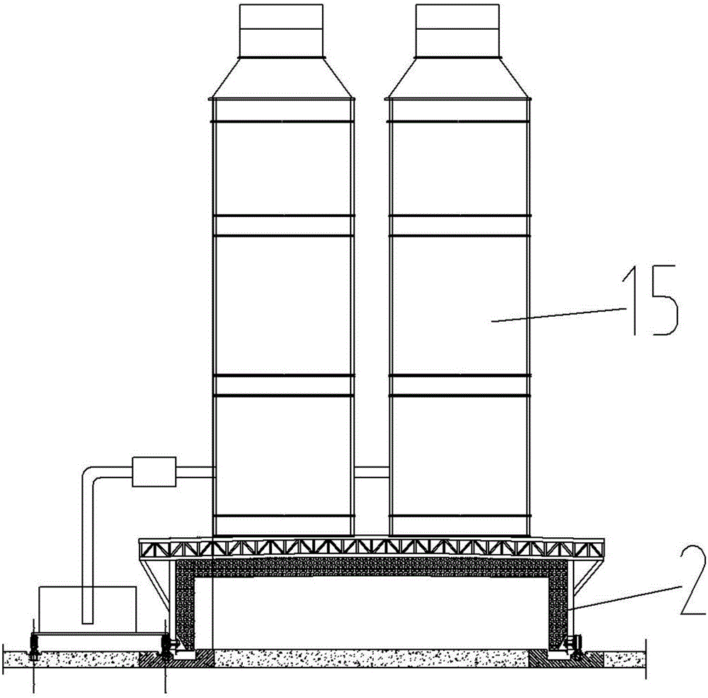 Annular movable tunnel kiln production line layout process