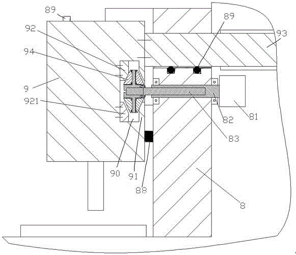 Mechanical machining equipment capable of conveniently adjusting gap