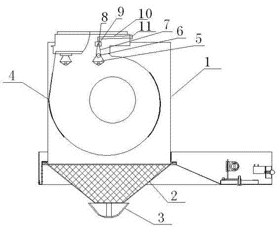 Extractor hood used for eliminating interior accumulated oil