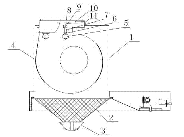 Extractor hood used for eliminating interior accumulated oil