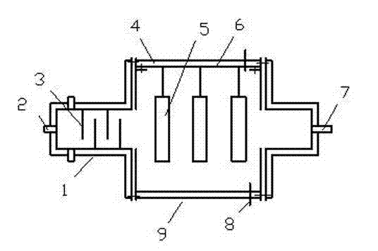 Gas corrosion characteristic testing apparatus