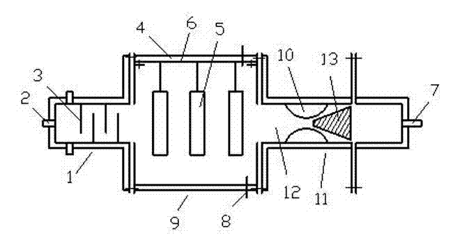 Gas corrosion characteristic testing apparatus