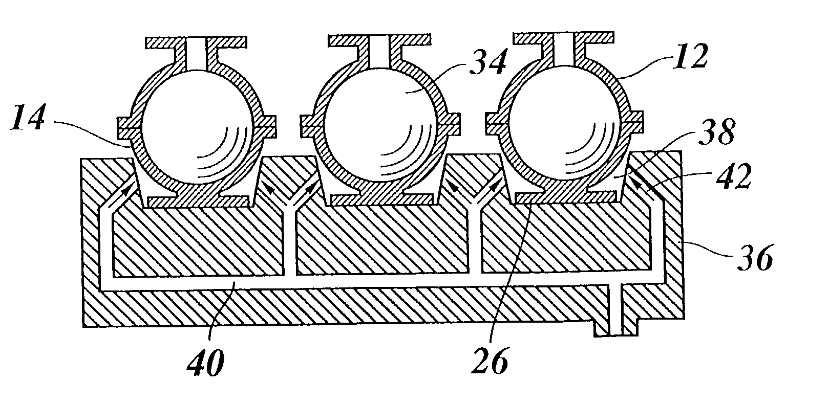 Method and device for manufacturing pellets of hot-melt ink