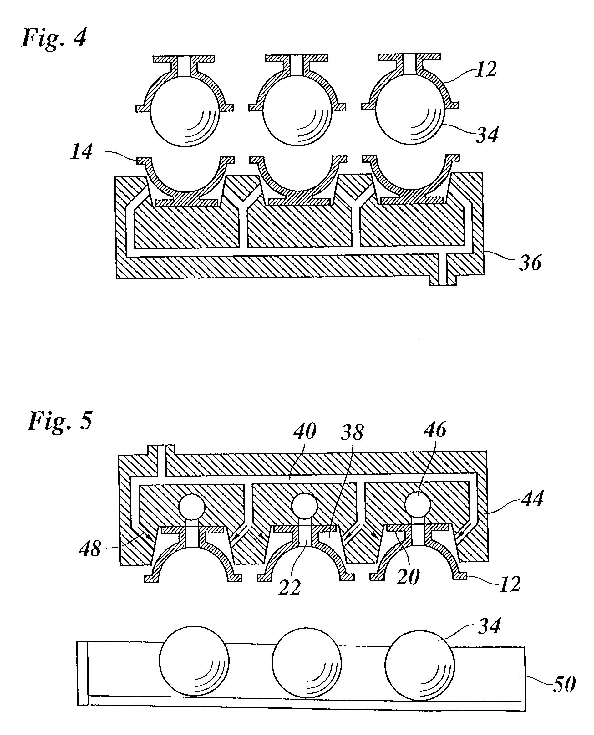 Method and device for manufacturing pellets of hot-melt ink