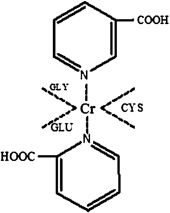 Preparation method for chitohexaose hydrochloride to octasaccharide chrome complex