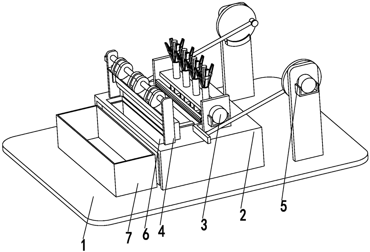 Environment-friendly recycling robot applied to cutting of plastic bottles