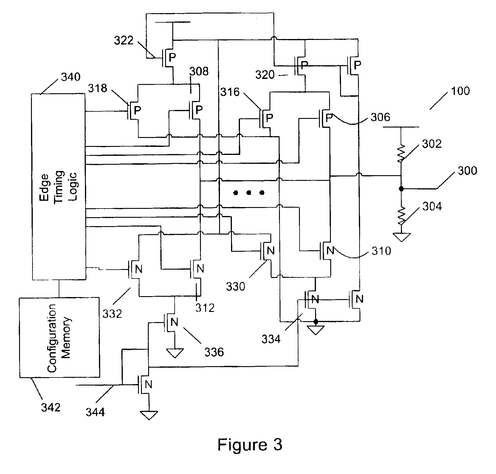 Method and apparatus for high speed bus having adjustable, symmetrical, edge-rate controlled, waveforms